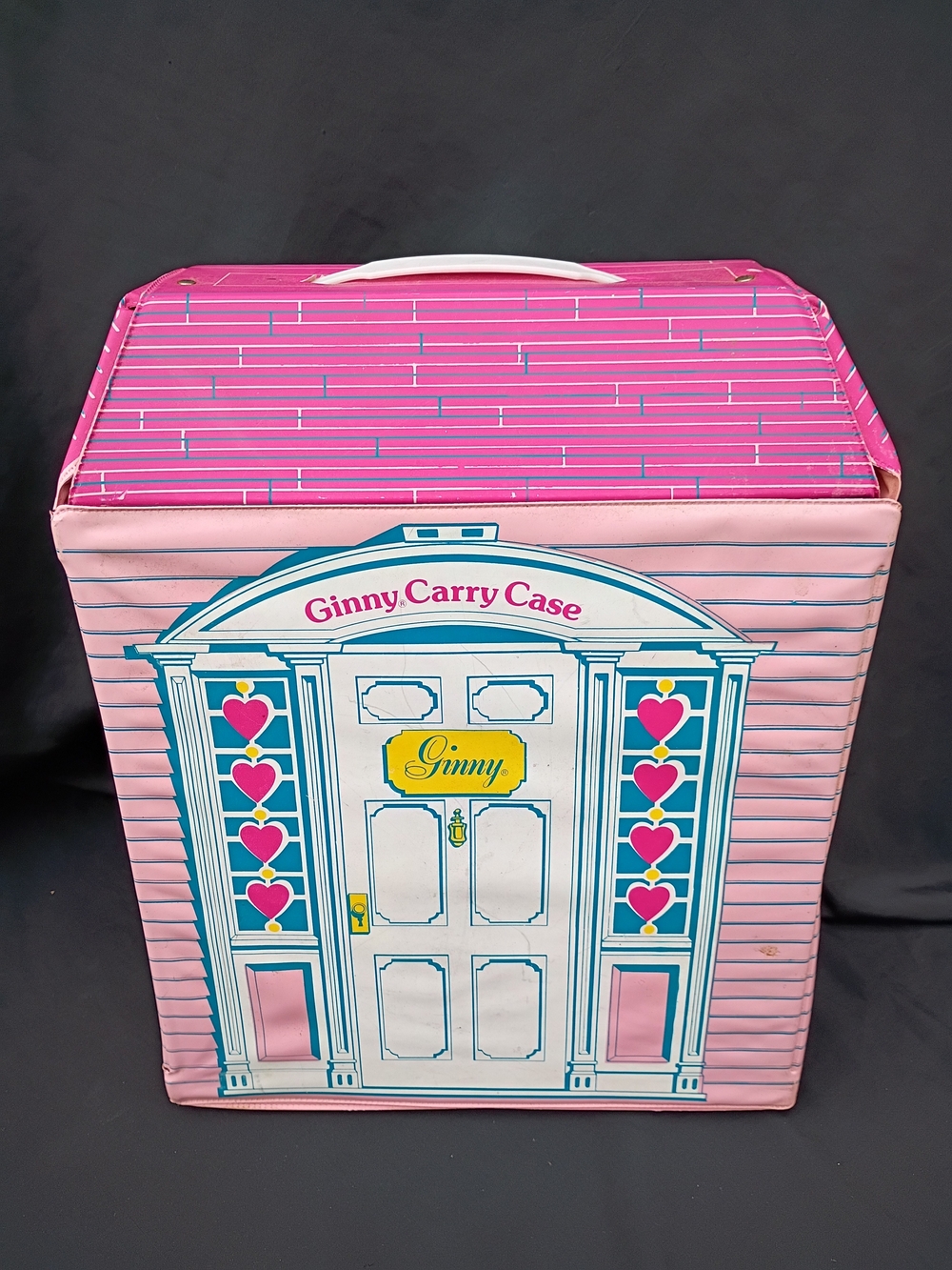 Vintage 1979 Ginny Doll Vinyl Carry Case Vogue Dolls House